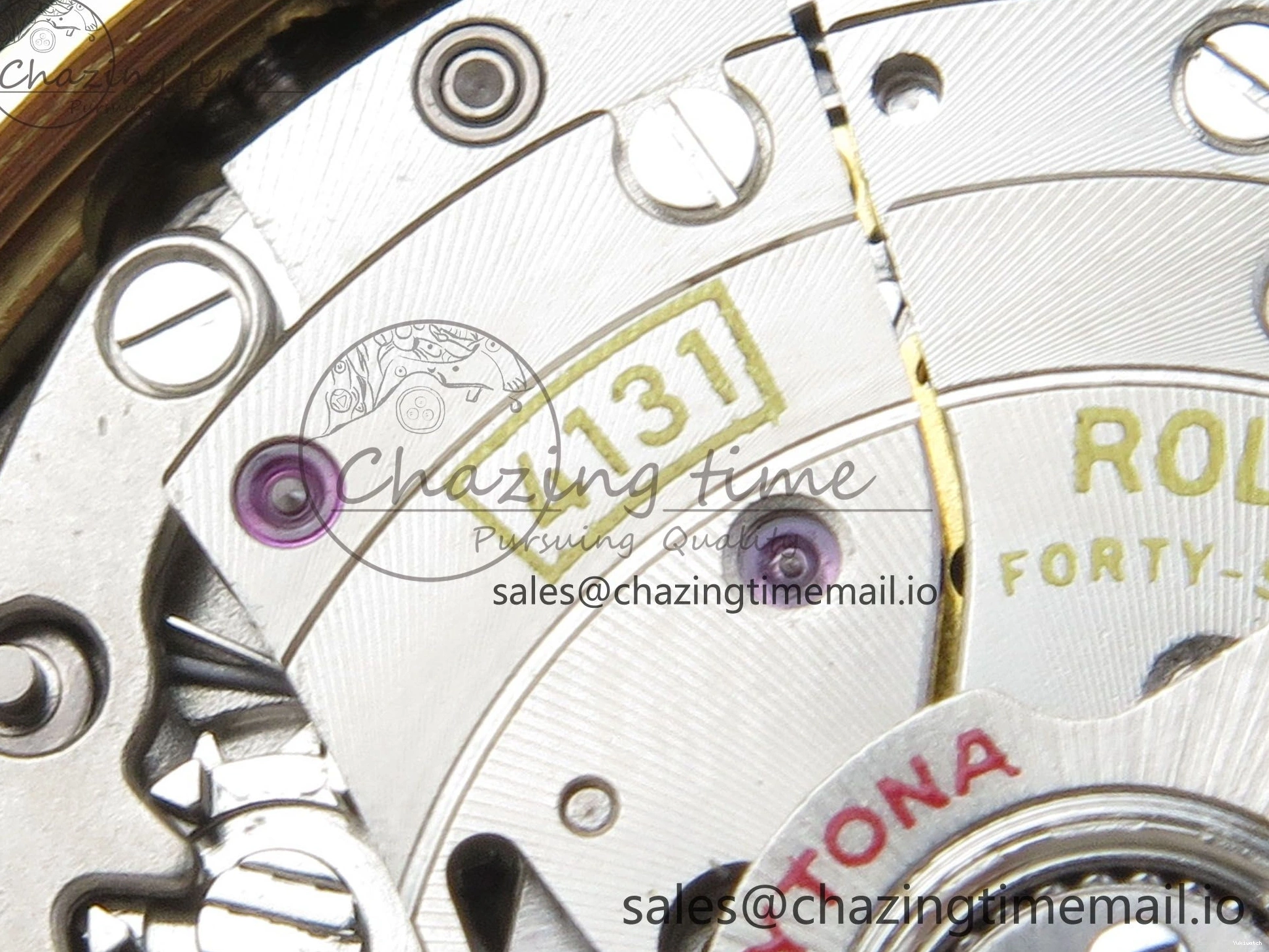 Clone Dial 1:1 YG Edition Daytona Bracelet Super Black Best DD4131 Diamonds YG 126508 on YG Clean 0307